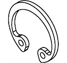 VDI30 WEDGE ECCENTRIC OD=22 RETAINING SPRING RING C TYPE ONLY